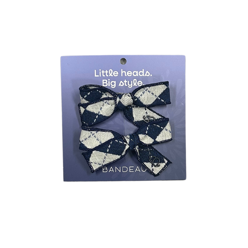 Casual Pattern Collection Mini Bow Clip Set