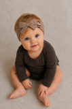 Bandeau Teddy Knits Baby Bow Band