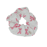 Cotton Bow Print Scrunchie
