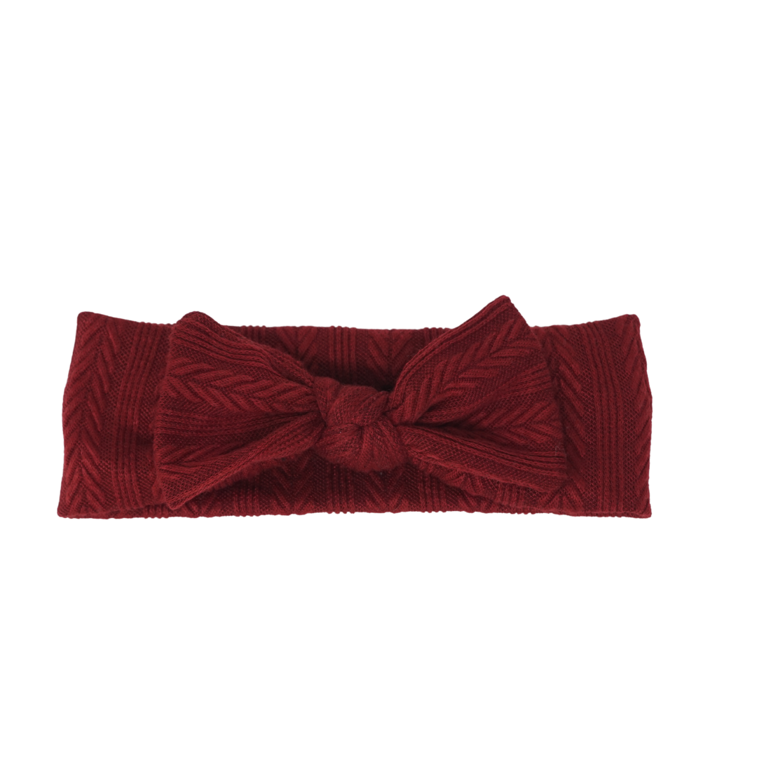 Cable Collection Baby Bow Band