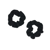 Cable Collection Mini Scrunchie Set - Black