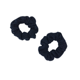 Cable Collection Mini Scrunchie Set - Navy
