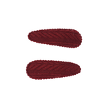 Cable Collection Snap Clip Set - Burgundy