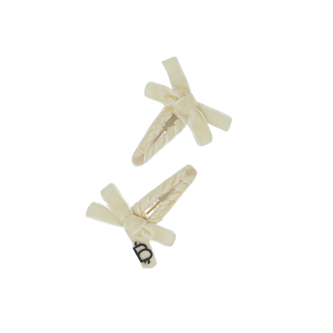 Classic Thin Velvet Large Long Tail Clip