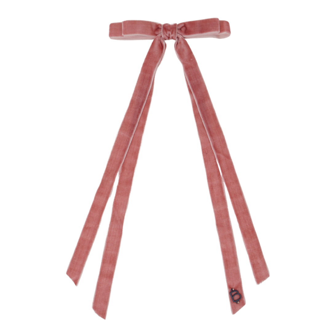 Classic Thin Velvet Large Long Tail Clip