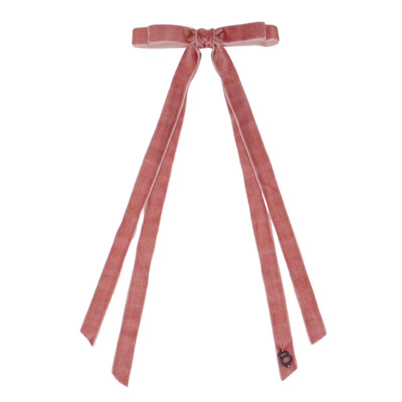 Classic Thin Velvet Large Long Tail Clip