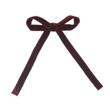 Classic Velvet FW25 Large Bow Clip - Burgundy