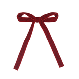 Classic Velvet FW25 Large Bow Clip - Red