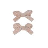Classic Velvet FW25 Mini Bow Clip Set - Pink