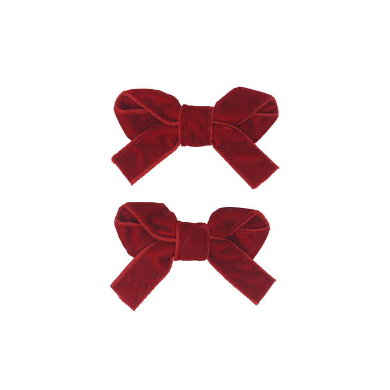 Classic Velvet FW25 Mini Bow Clip Set