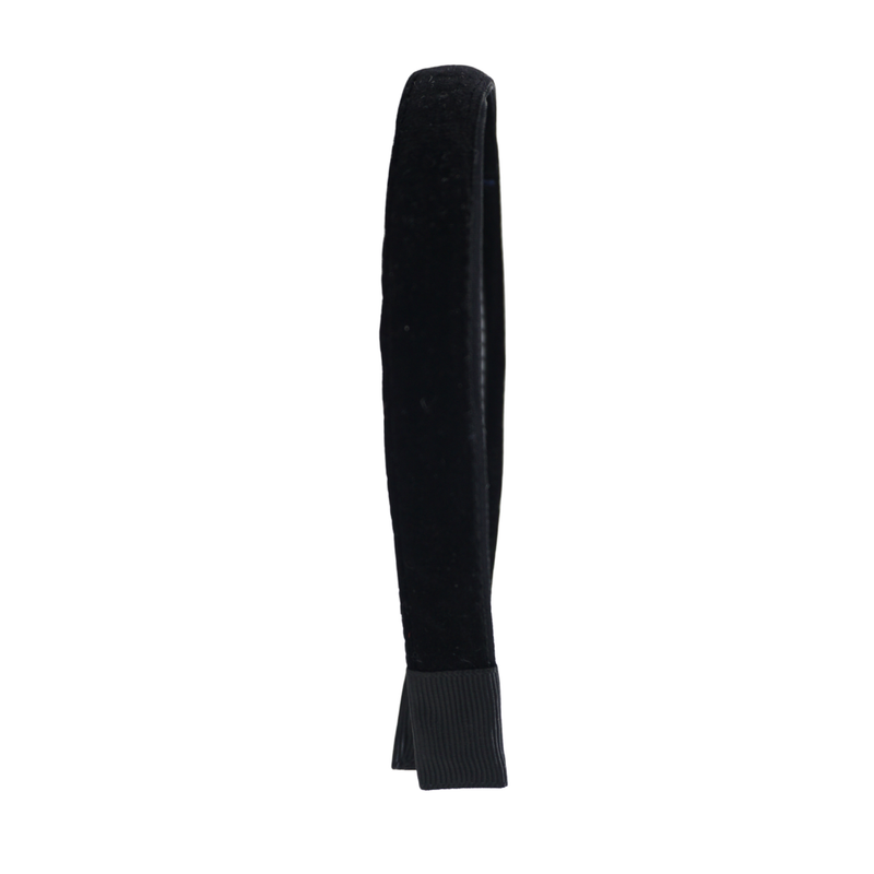 Classic Velvet FW25 Thin Flat Headband - Black