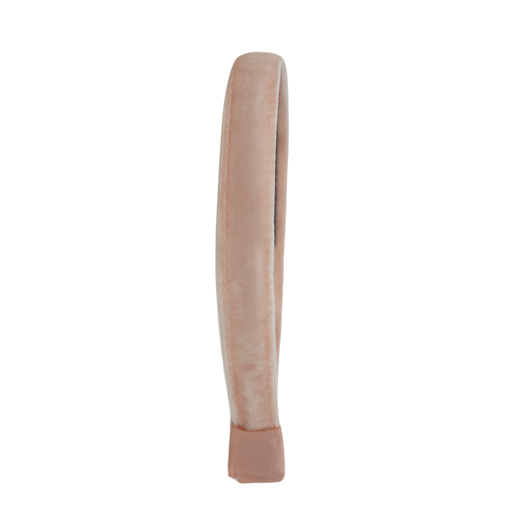 Classic Velvet FW25 Thin Flat Headband - Pink
