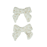 Dainty Prints Mini Bow Clip Set