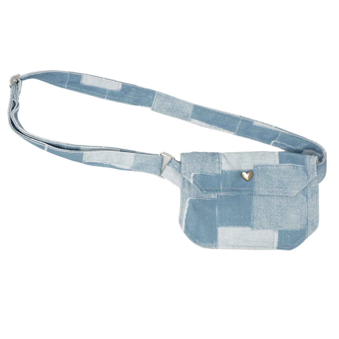 Denim Crossbody Pouch