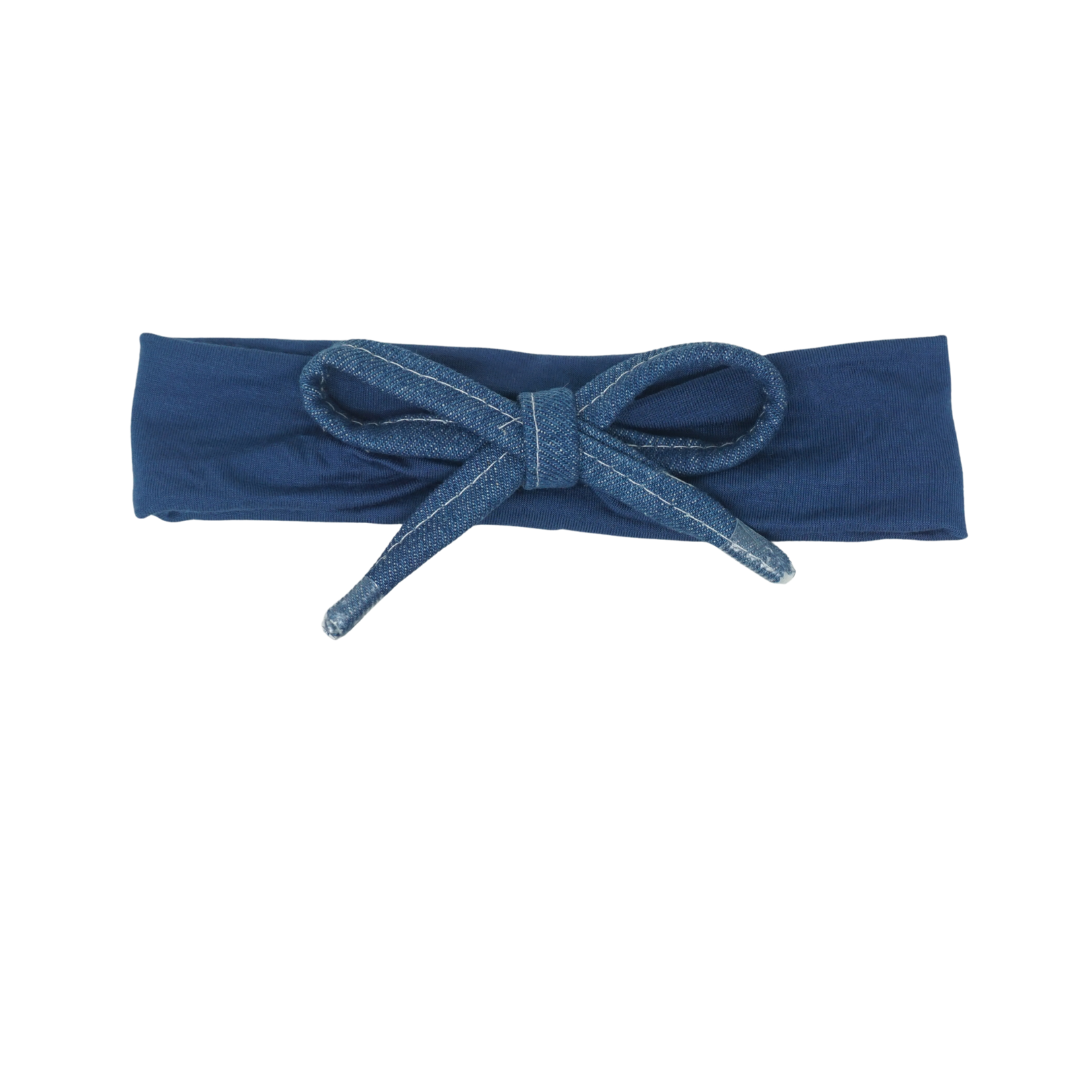 Denim Shoelace Baby Modal Band