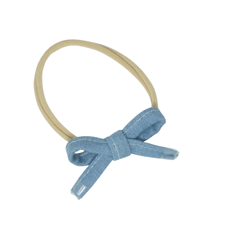 Denim Shoelace Baby Nylon Band