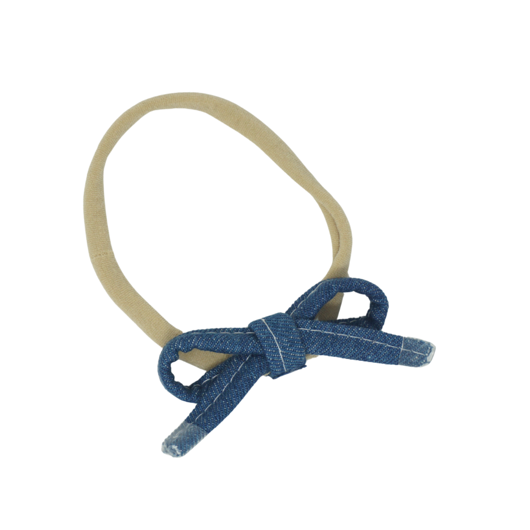 Denim Shoelace Baby Nylon Band