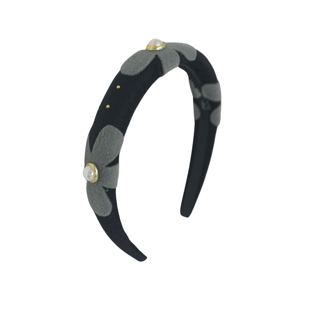 Designer Flower Padded Headband