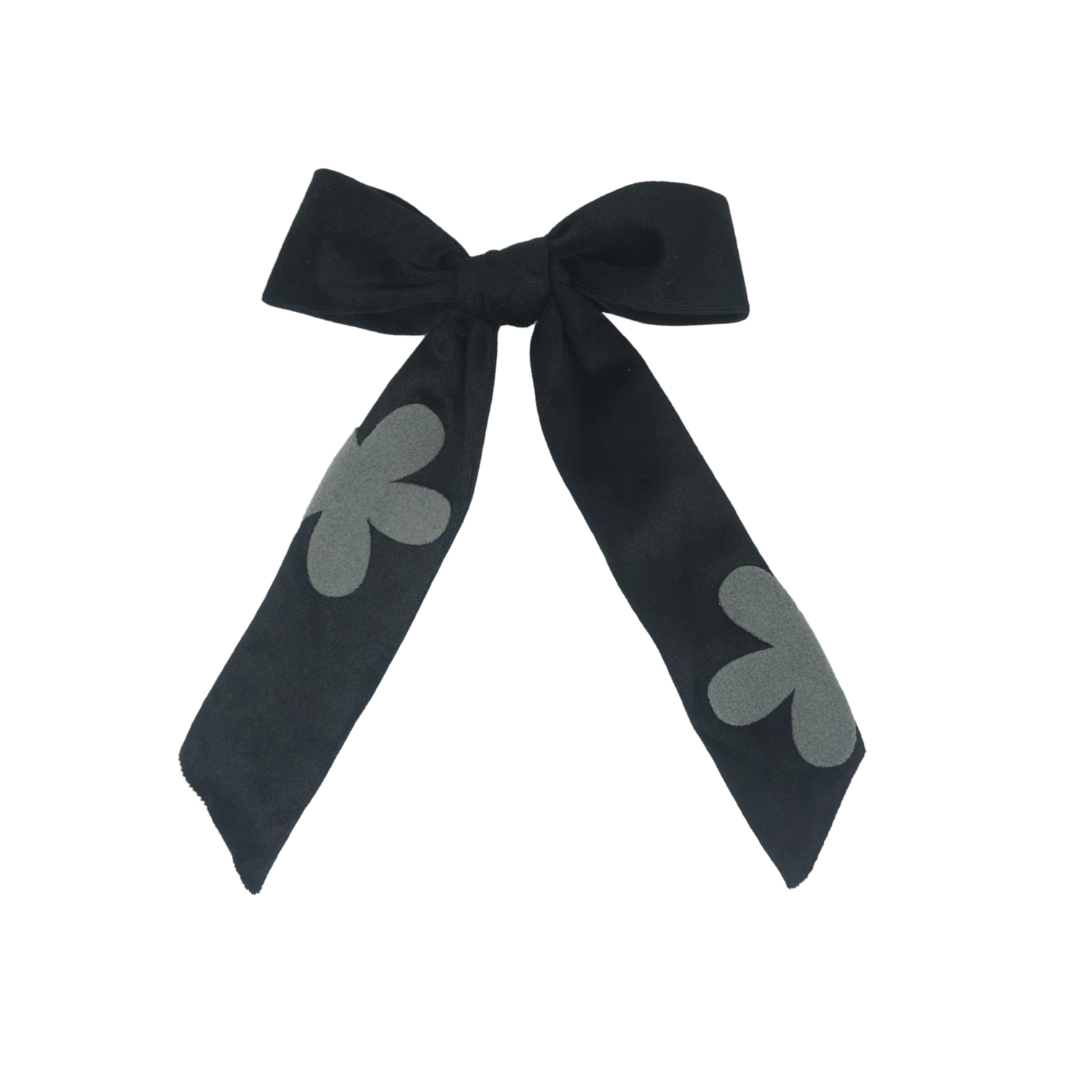 Designer Flower Large Bow Clip