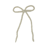 Knit Winter Rope Large Bow Clip