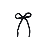 Knit Winter Rope Medium Bow Clip