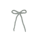 Knit Winter Rope Medium Bow Clip