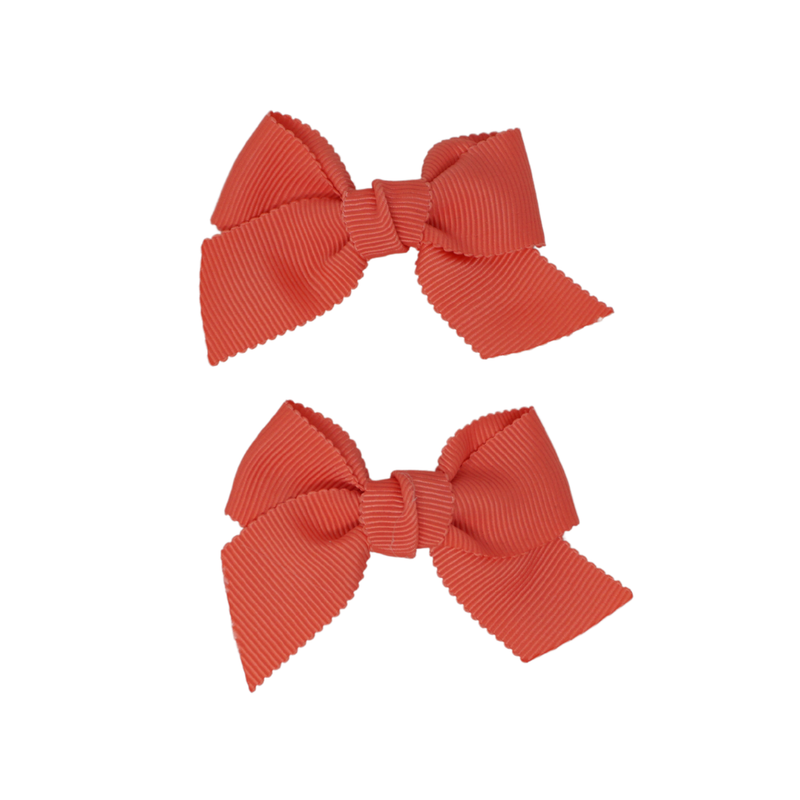 Luxe Grosgrain Mini Bow Clip Set