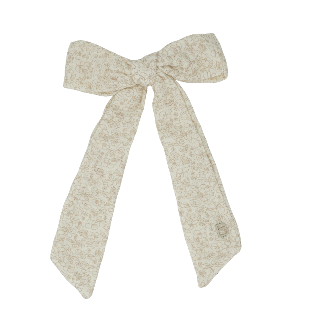 Muslin Prints Large Bow Clip