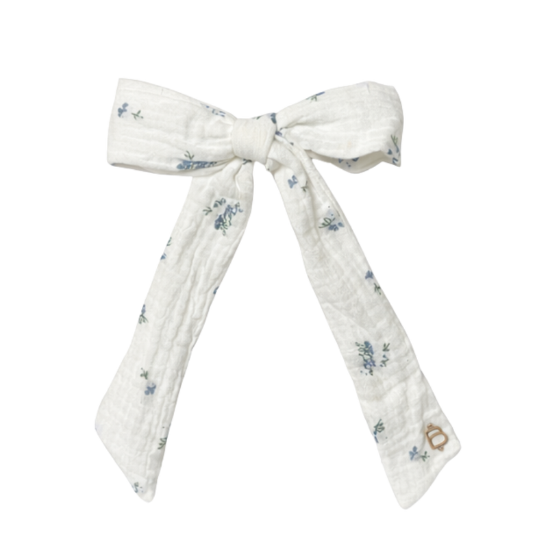 Muslin Prints Large Bow Clip