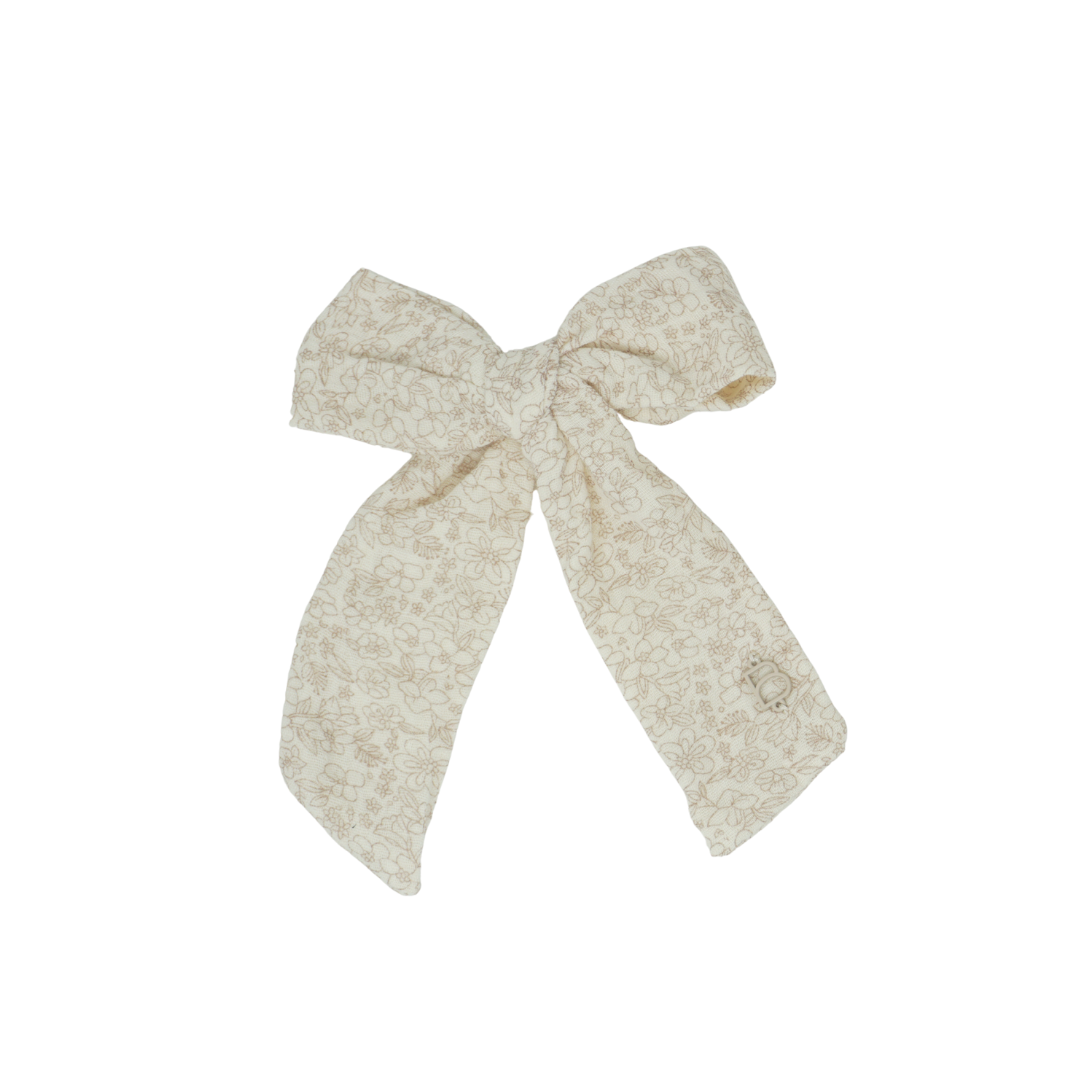 Muslin Prints Medium Bow Clip