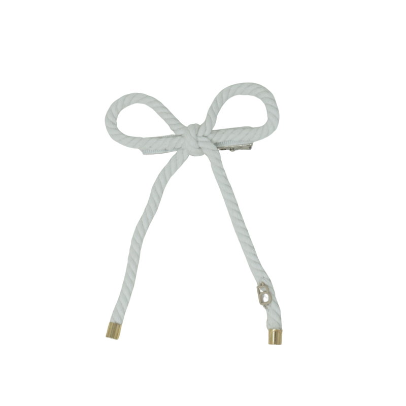 Nautical Rope Medium Bow Clip