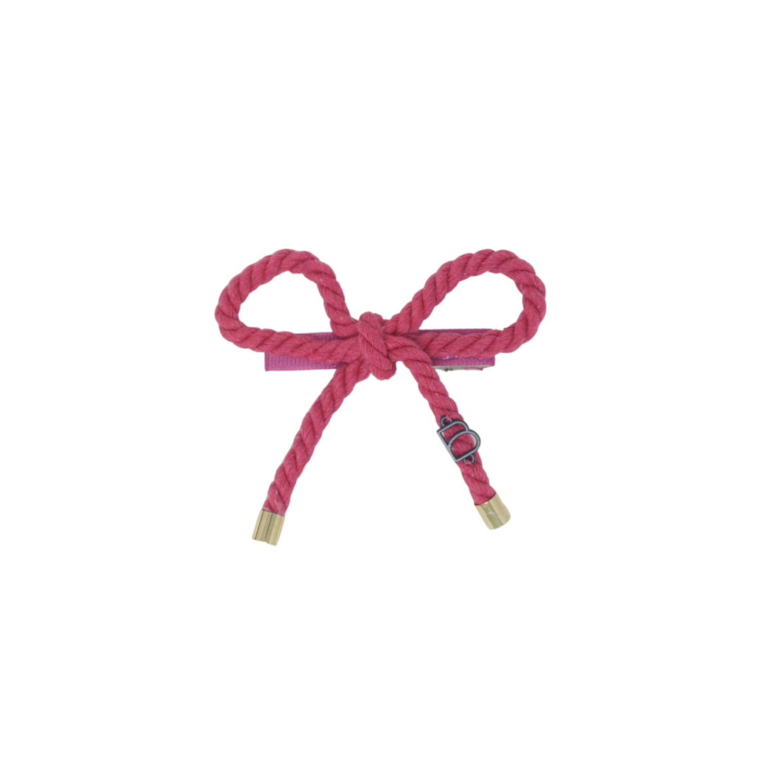 Nautical Rope Petite Bow Clip