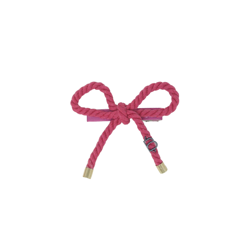 Nautical Rope Petite Bow Clip