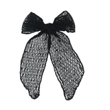 Netting Crochet Large Bow Clip