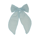Netting Crochet Large Bow Clip