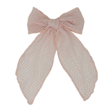 Netting Crochet Large Bow Clip