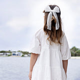 Netting Crochet Large Bow Clip