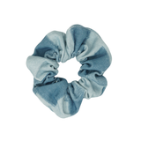 Patchwork Denim Scrunchie - 2 Tone Denim