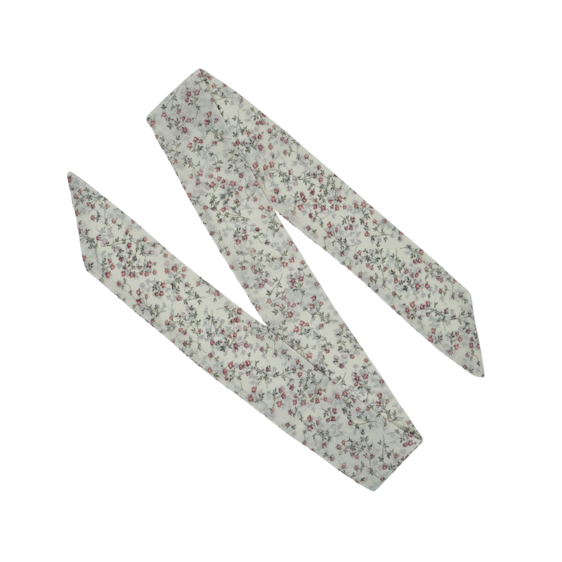 Printed Floral Scarf Hair Tie