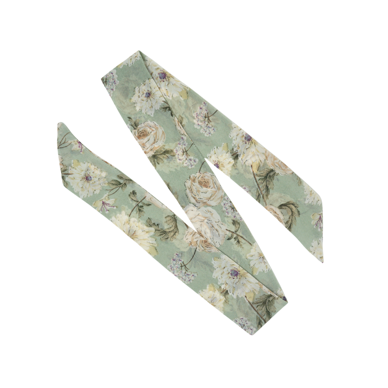 Printed Floral Scarf Hair Tie