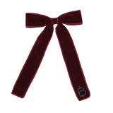 Rich Velvet Large Bow Clip (Long)