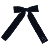 Rich Velvet Large Bow Clip (Long)