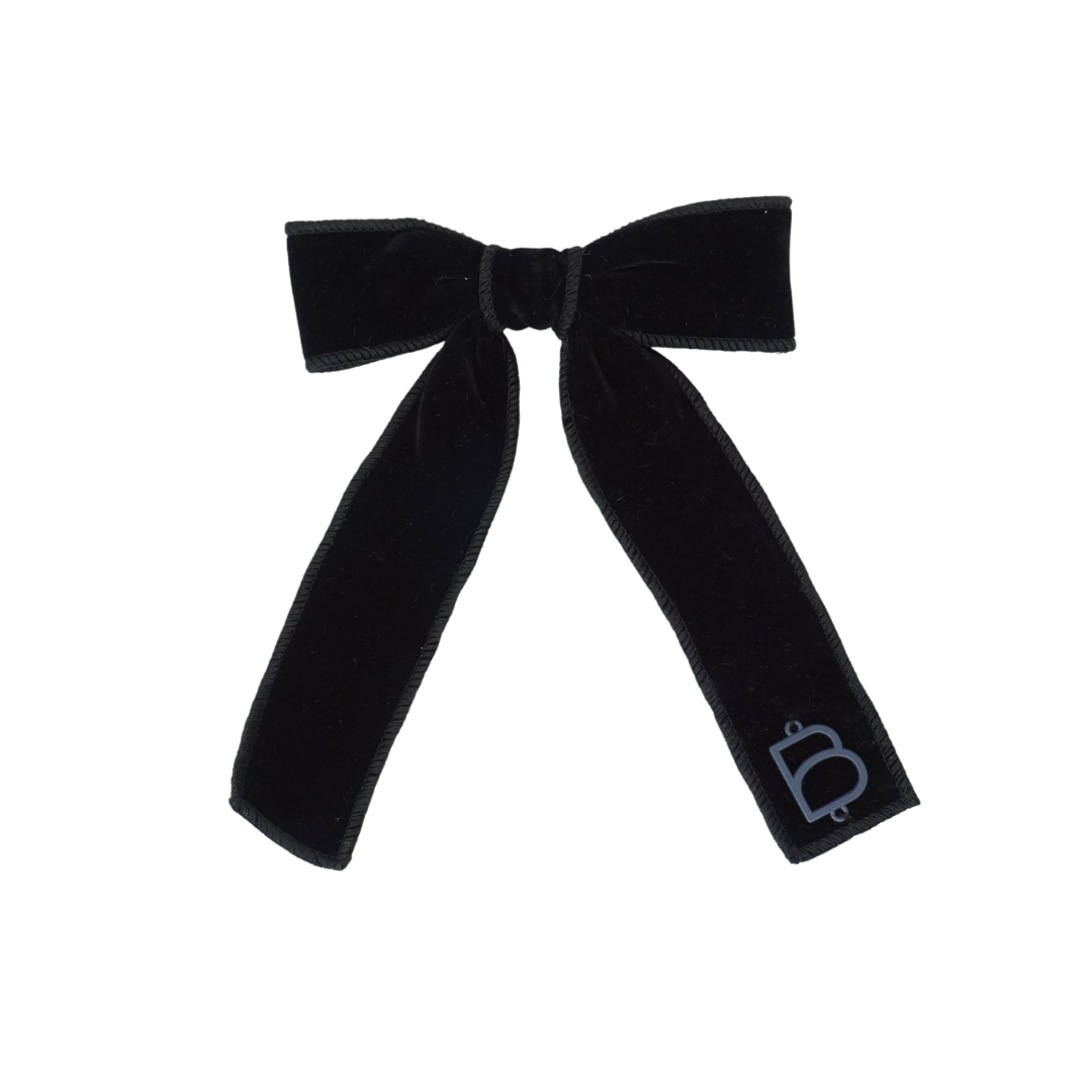 Rich Velvet Medium Bow Clip