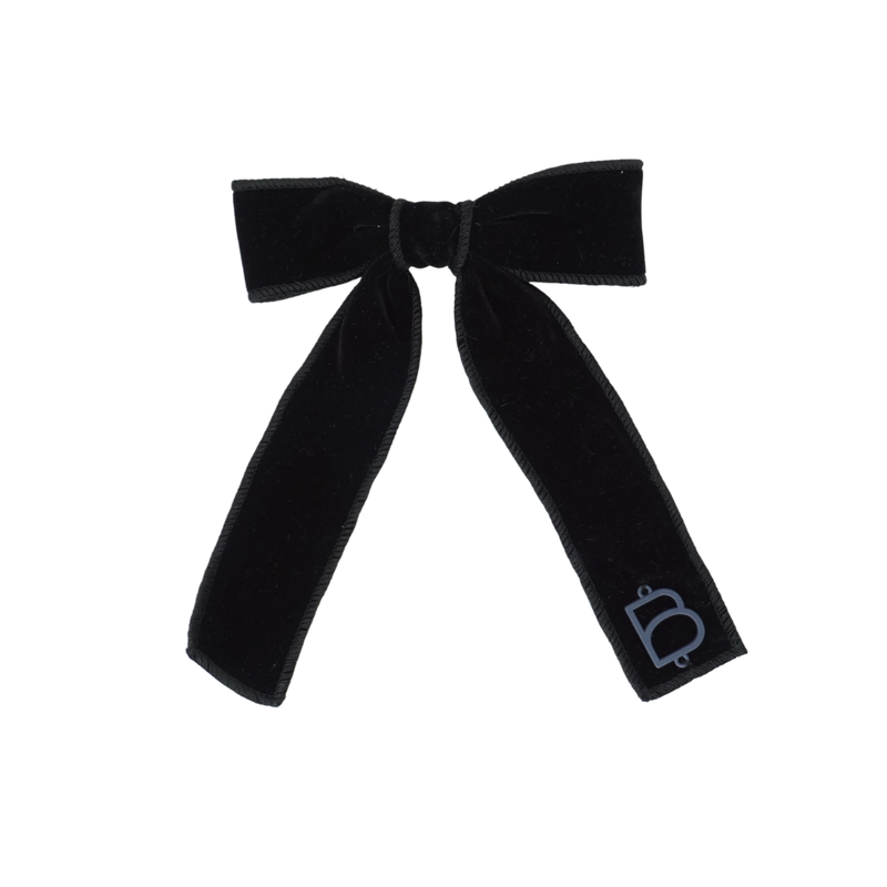 Rich Velvet Medium Bow Clip