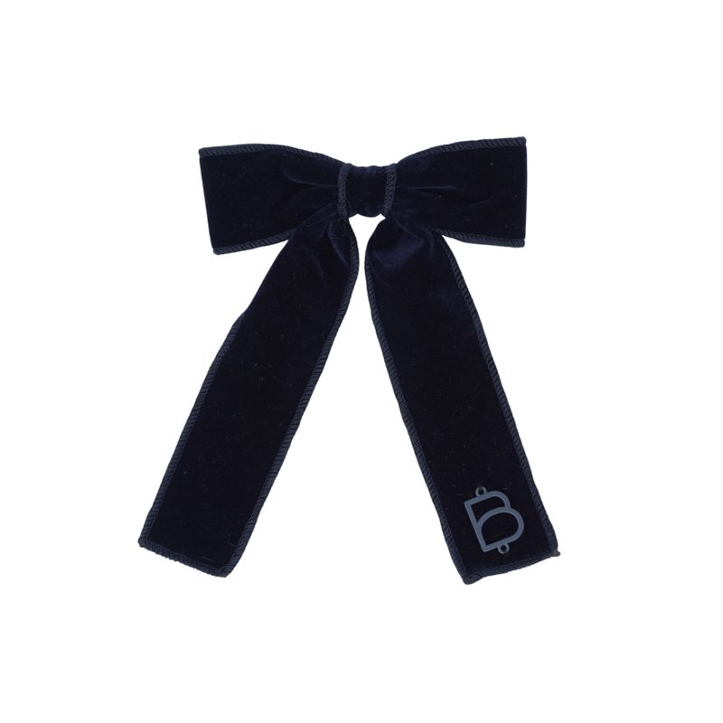 Rich Velvet Medium Bow Clip