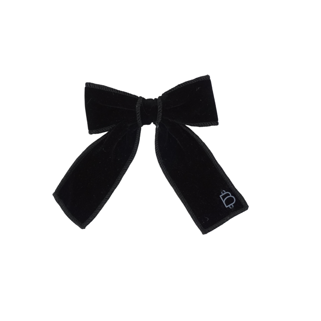 Rich Velvet Small Bow Clip