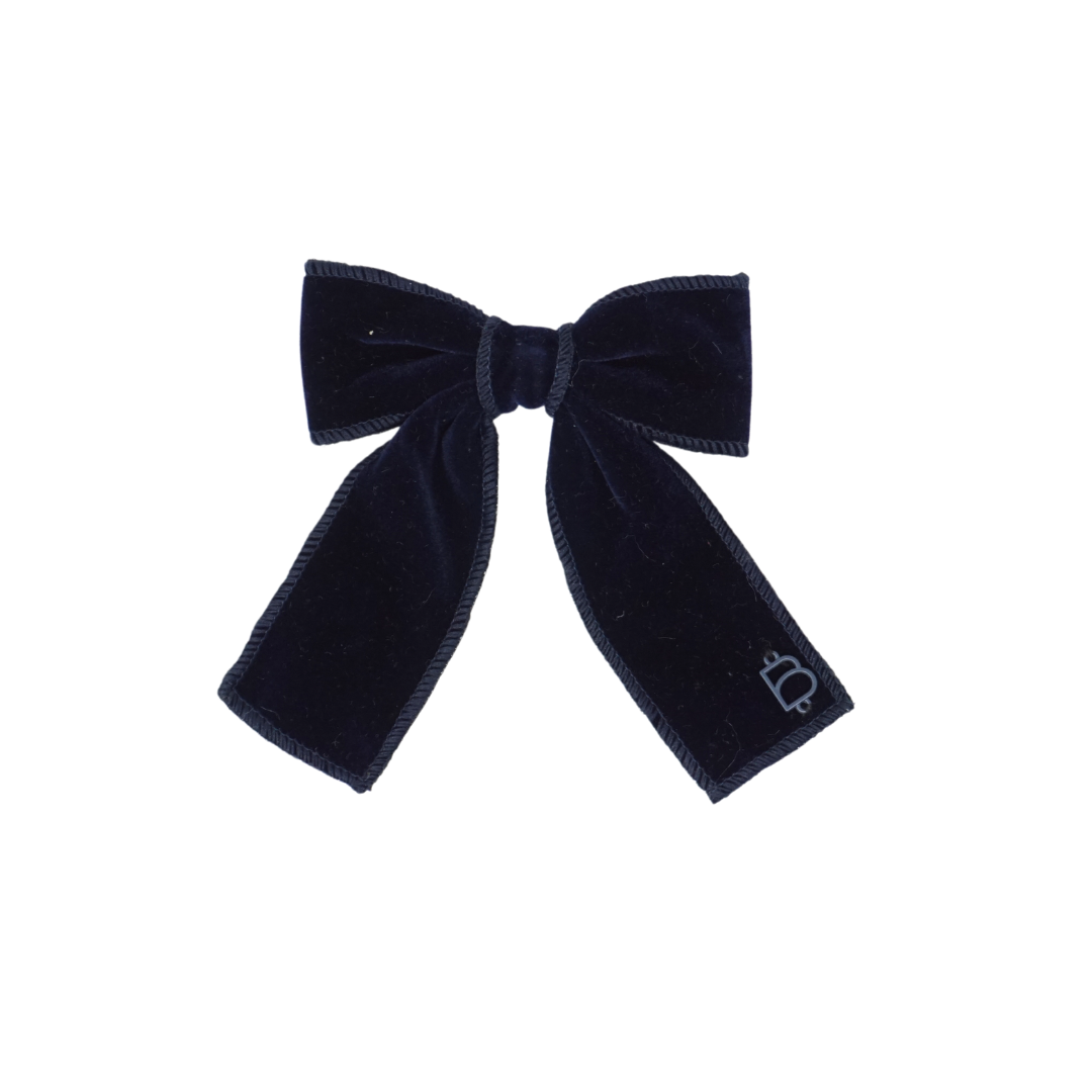 Rich Velvet Small Bow Clip