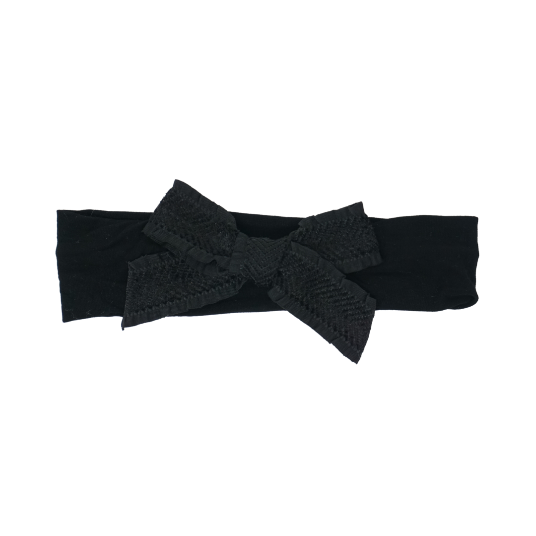 Ruffle Herringbone Baby Modal Band