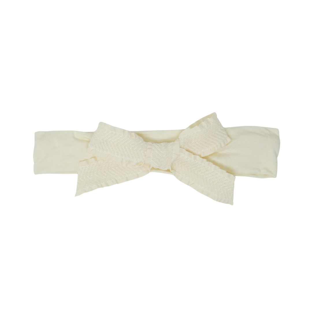 Ruffle Herringbone Baby Modal Band