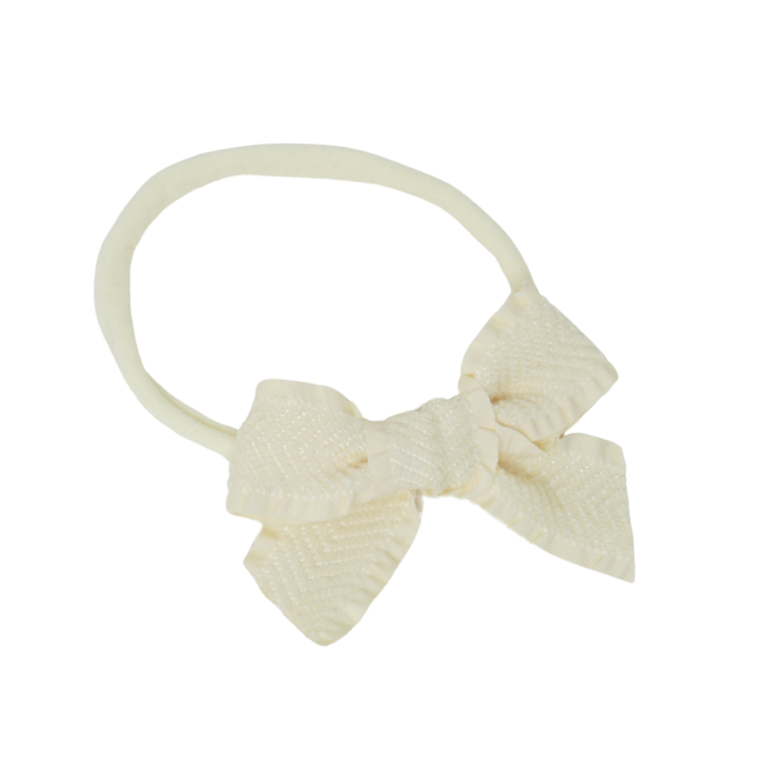 Ruffle Herringbone Baby Nylon Band